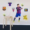 BAR30 Samolepící dekorace FC Barcelona, velikost 2 archy každý 29,7 x 42 cm