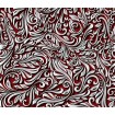 WP-012-04 Dimex Line vliesová látková tapeta na zeď - Vínovo-bílý ornamentální vzor s 3D efektem, velikost 10,05 m x 75 cm