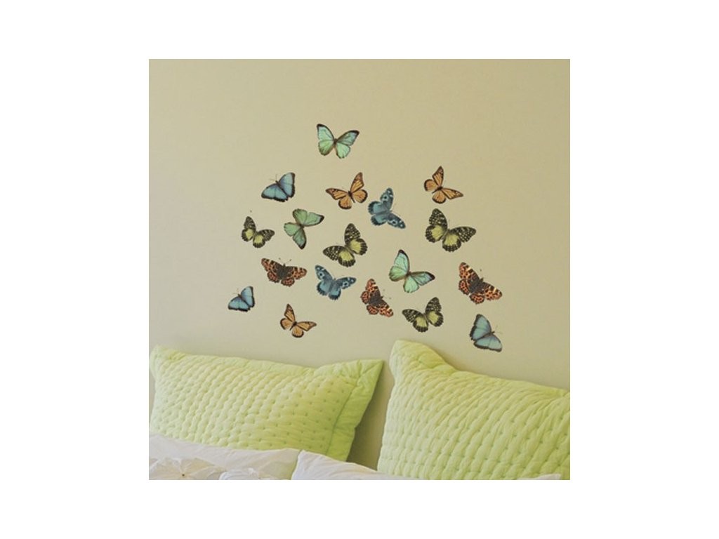 Levně KUPSI-TAPETY Butterflies 59455 samolepící dekorace Crearreda motýli