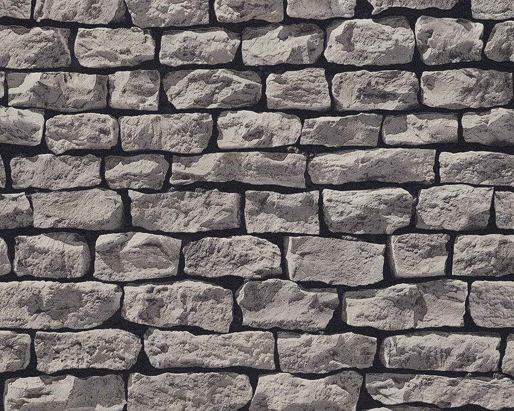 Levně KT92-9709 Moderní tapeta Wood´n Stone imitace kamenné zdi
