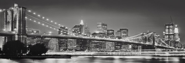 Levně KOMR 023-4 Brooklyn Bridge - Fototapeta Komar, velikost 368x127 cm