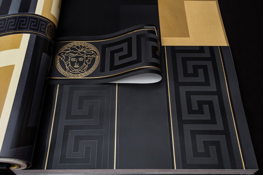 Levně 93522-4 Luxusní omyvatelná vliesová bordura na zeď Versace 2021, velikost 13 cm x 5 m