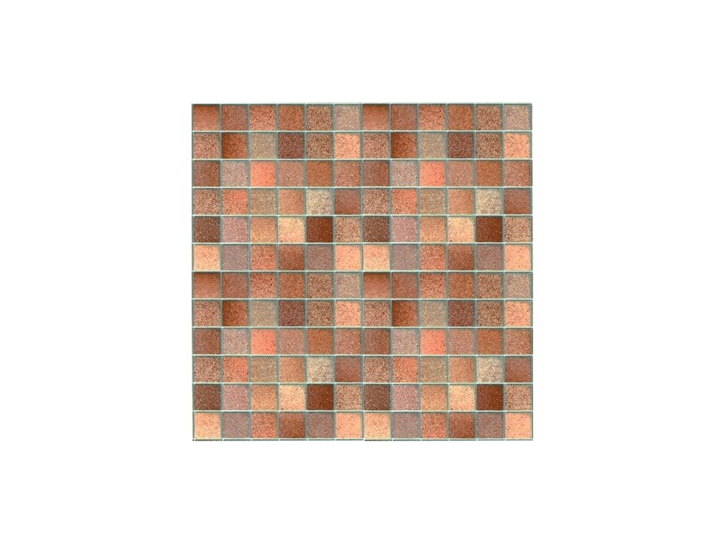 Levně Samolepicí fólie GEKKOFIX 11704,45 cm x 2 m | Hnědo-béžová mozaika