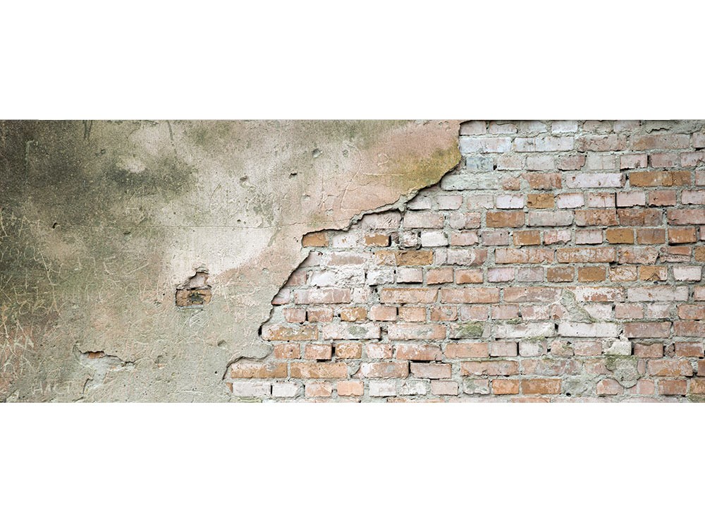 Levně MP-2-0168 Vliesová obrazová panoramatická fototapeta Grunge Wall + lepidlo Zdarma, velikost 375 x 150 cm