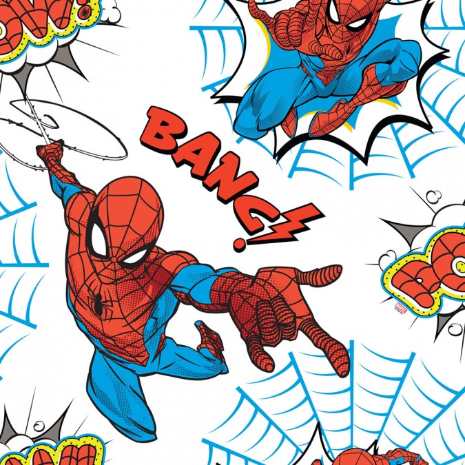 108553 Dětská komiksová papírová tapeta na zeď Graham & Brown, Kids@Home 6 - Spider-man Powl, velikost 10 m x 52 cm