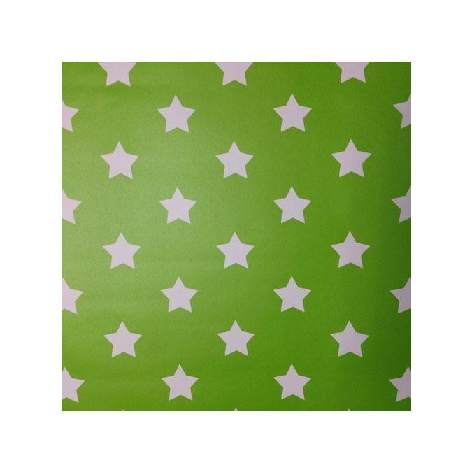 13420 Samolepící fólie renovační Gekkofix - Zelené hvězdy, šíře 45 cm