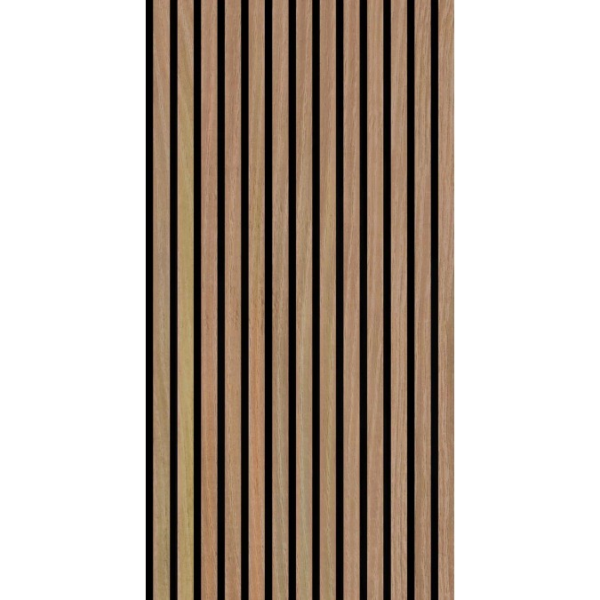 136706 Stěnový akustický panel, 104x52x1 cm, materiál 100% dřevo