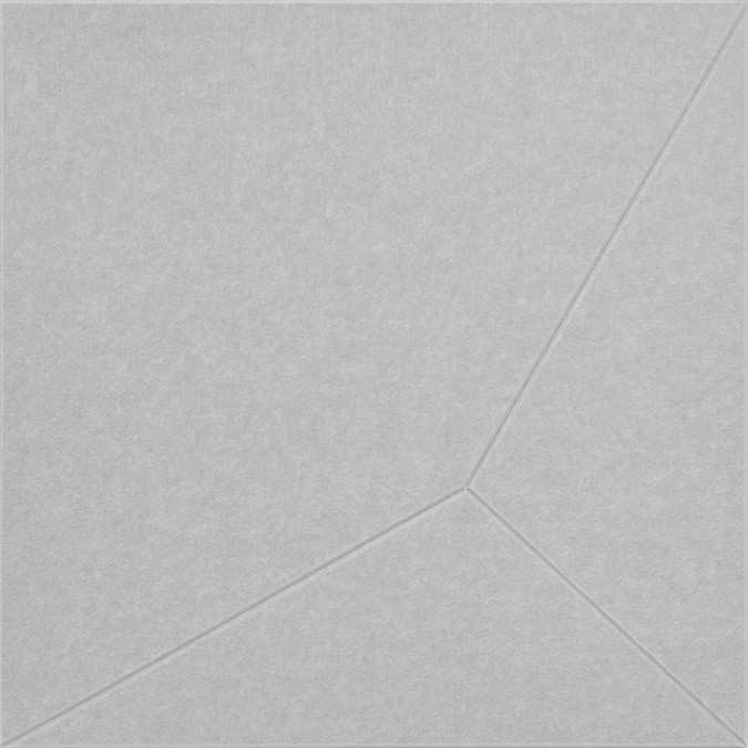 136737 Akustický panel, materiál  rPET-plsť, velikost 520x520x6 mm (0,27 m2)