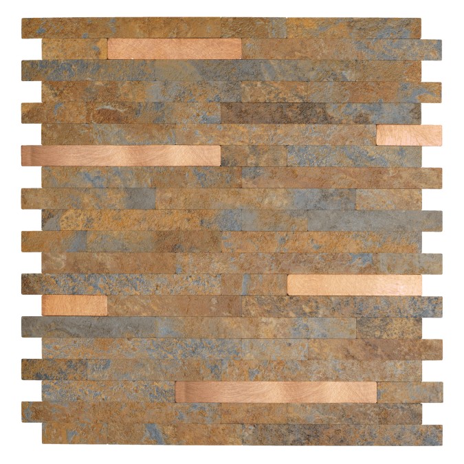 2704007 Samolepicí dlaždice na zeď, břidlice, rozměr šířka x výška 29 x 28,8cm