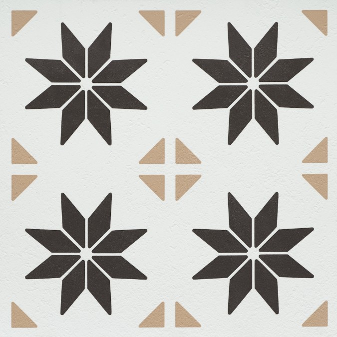 274KT5065 D-C-FIX samolepící podlahové čtverce z PVC, barva šedo-bílá, samolepící vinylová podlaha, PVC dlaždice, velikost 30,5 x 30,5 cm