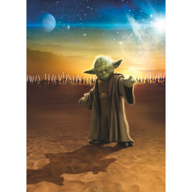 KOMR 244-4 Obrazová fototapeta Komar Star Wars Master Yoda 4-442, velikost 184x254 cm