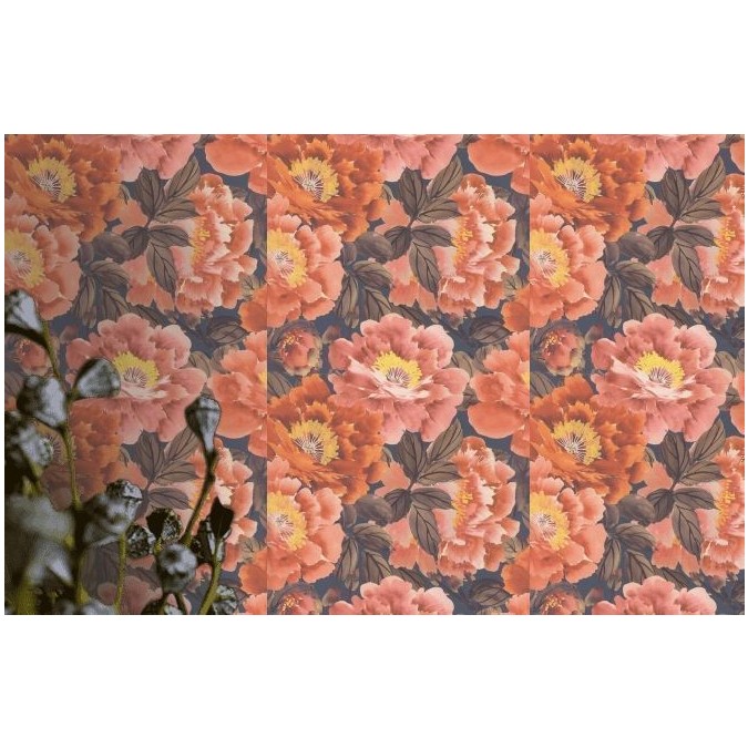 408348 Rasch orientální látková vliesová tapeta na zeď Kimono 2023 květinová, Aldora 3, velikost 10,05 m x 53 cm