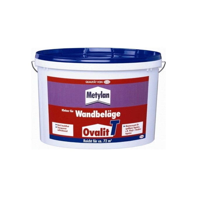 Metylan Ovalit T 44567 lepidlo určené na papírové, vinylové, vliesové, textilní tapety - 10 kg