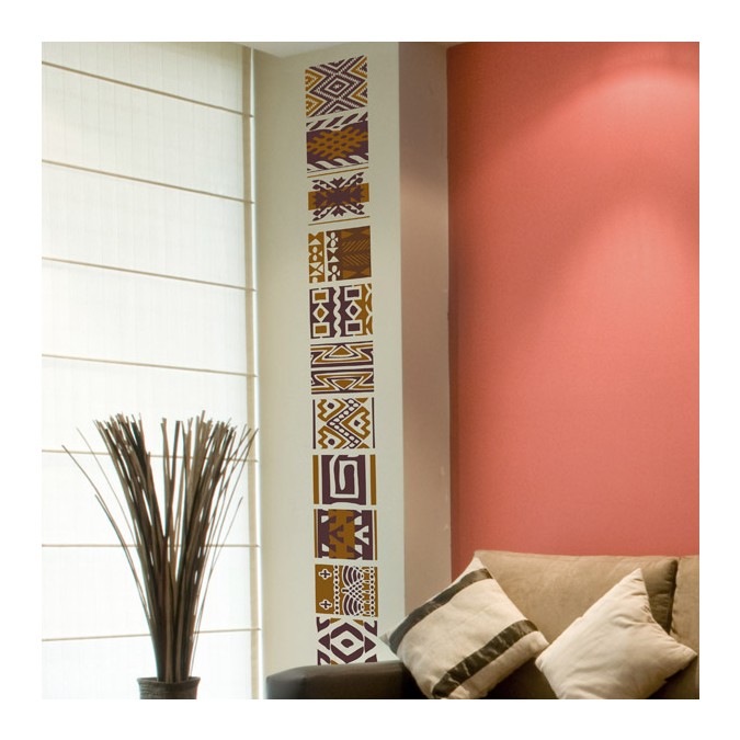 AS58104 Samolepící dekorace Crearreda Tribal samolepka na zeď, velikost 100x35 cm