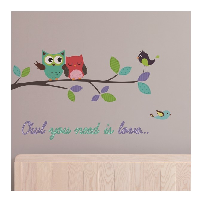 AS58110 Samolepící dekorace Crearreda Owl you need samolepka na zeď, velikost 100x35 cm