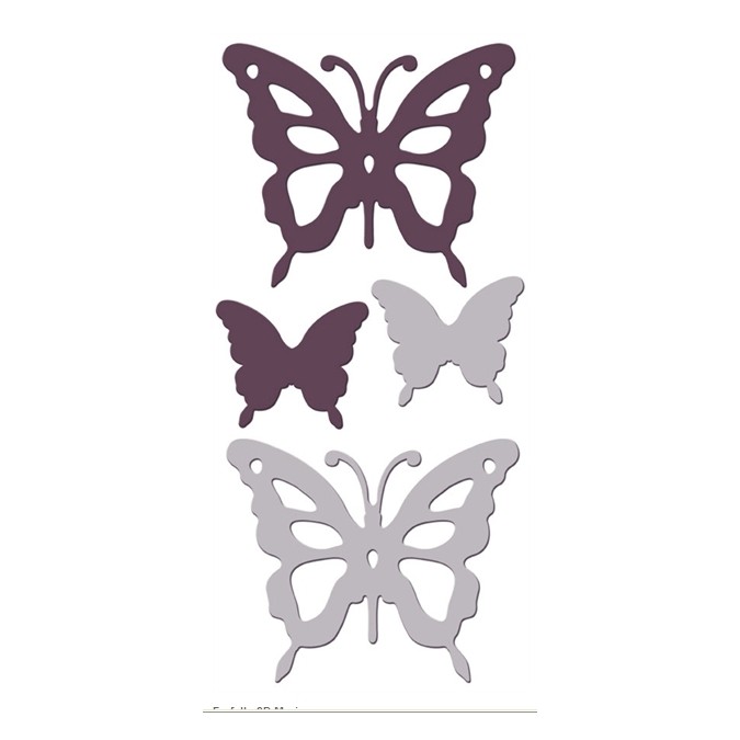 Motýli59501 Samolepicí 3D dekorace na zeď Crearreda