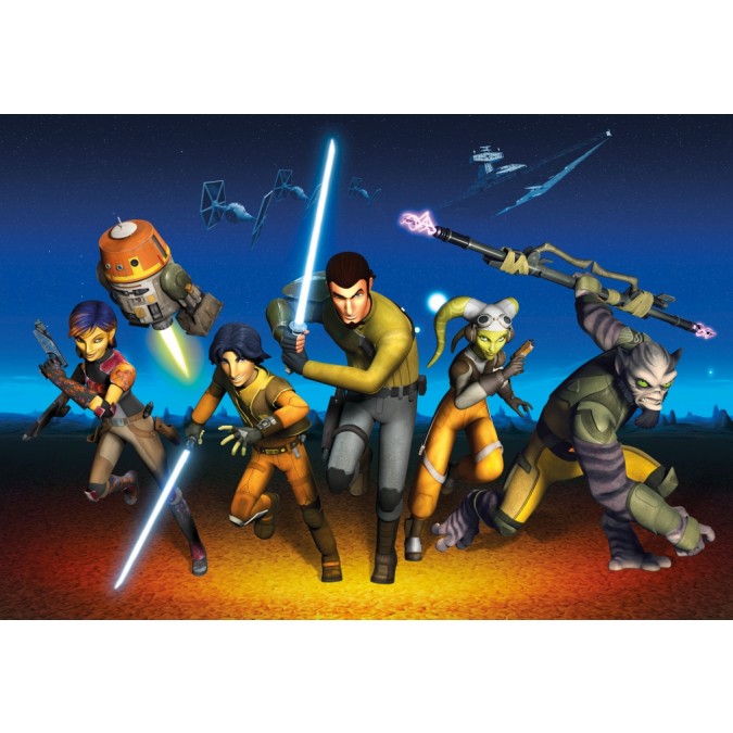 KOMR 684-8 Obrazová fototapeta Komar Star Wars Rebels Run, velikost 368 x 254 cm