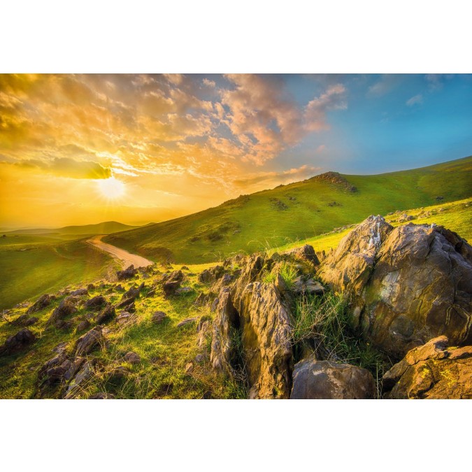 8-525 Obrazová fototapeta Komar Mountain Morning, velikost 368 x 254 cm