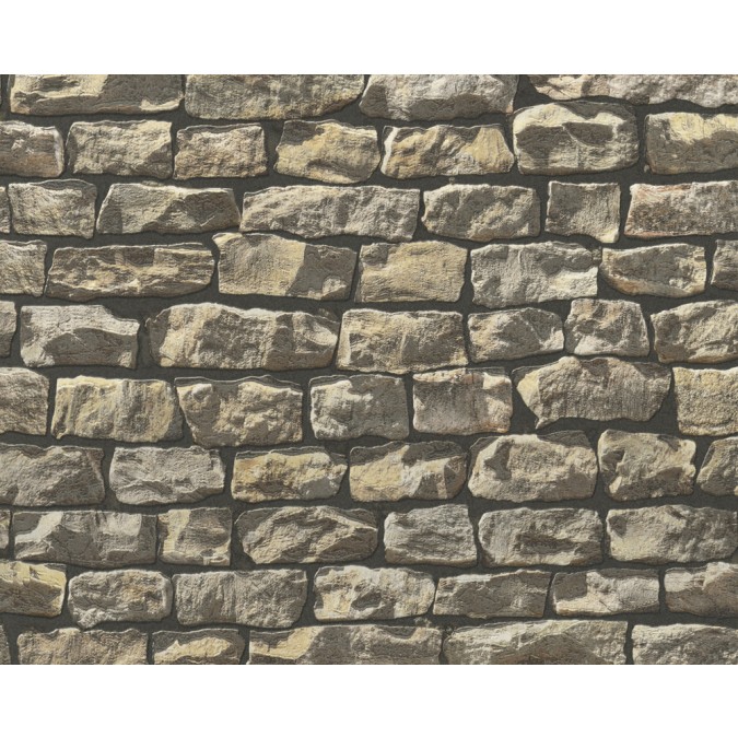 KT21-9709 Moderní tapeta Wood´n Stone imitace kamenné zdi