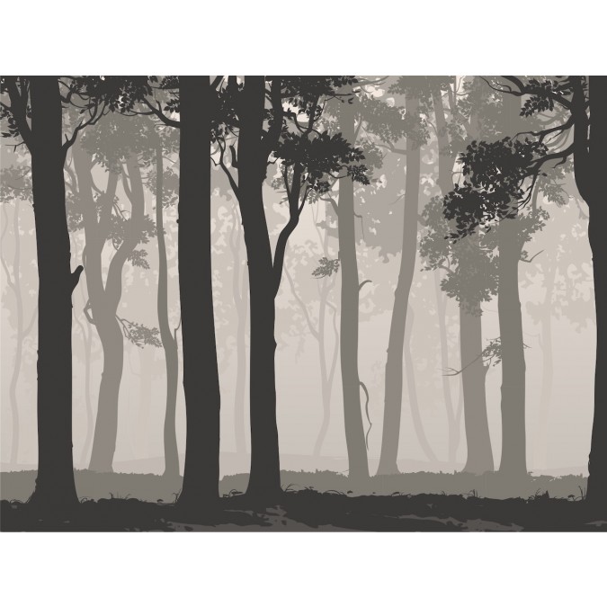 FTNS 1266 AG Design vliesová fototapeta 4-dílná Mystic Forest - Mystický les, velikost 360  x 270 cm