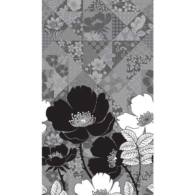 FCP L 6587 AG Design textilní foto závěs obrazový Květiny FCPL 6587, velikost 140 x 245 cm