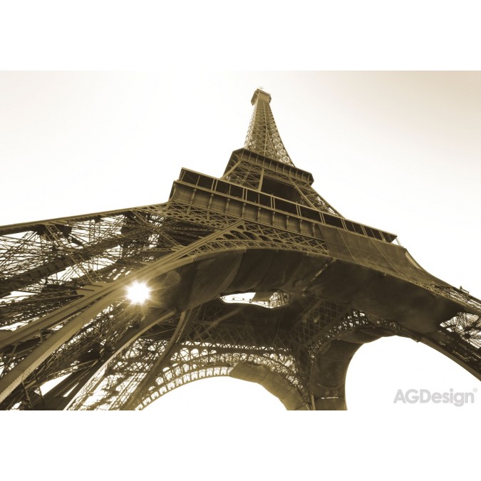 Fototapeta na zeď čtyřdílná FTS 0172 Eiffelova věž, velikost 360 x 254 cm
