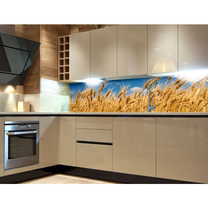 KI-180-011 Fototapeta do kuchyně - Wheat Field (Pole pšenice), velikost: 180 x 60 cm