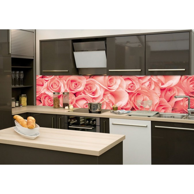 KI-260-052 Fototapeta do kuchyně -Roses (Růže), velikost: 260 x 60 cm
