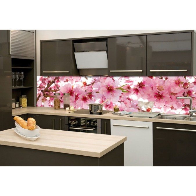 KI-260-054 Fototapeta do kuchyně - Apple Blossom (Květy jabloní), velikost: 260 x 60 cm