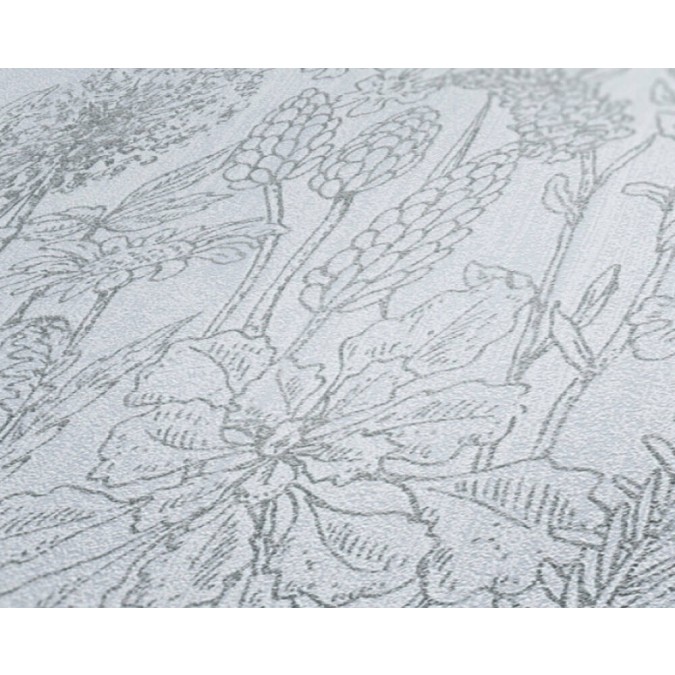 KT2-43873 A.S. Création designová vliesová omyvatelná tapeta na zeď s květinovým motivem Attraction 2023, velikost 10,05 m x 53 cm