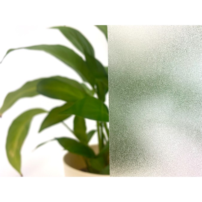 KT61002 Samolepicí fólie okenní transparetní průsvitná neprůhledná, vzor Hrubý písek, šíře 61 cm