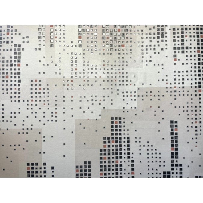M46303 UGÉPA francouzská vliesová tapeta na zeď s vinylovým omyvatelným povrchem katalog Loft grafická s metalickými prvky, velikost 53 cm x 10,05 m