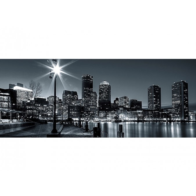 MP-2-0016 Vliesová obrazová panoramatická fototapeta Boston + lepidlo Zdarma, velikost 375 x 150 cm