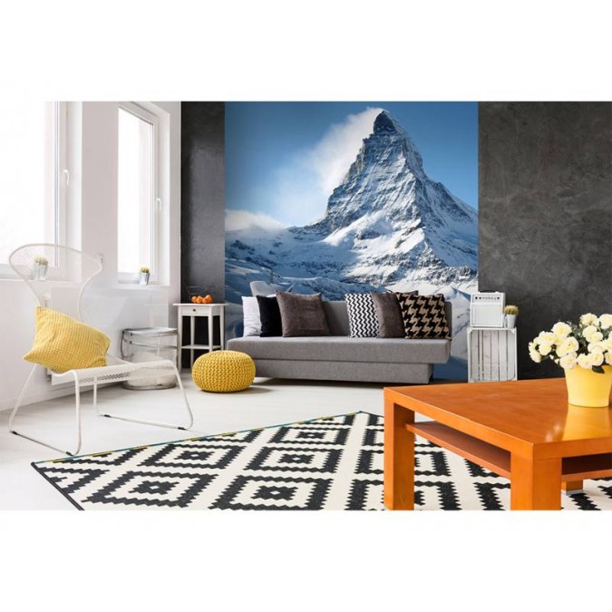MS-3-0073 Vliesová obrazová fototapeta Matterhorn, velikost 225 x 250 cm