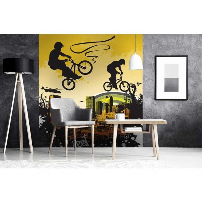 MS-3-0326 Vliesová obrazová fototapeta Bicycle, velikost 225 x 250 cm