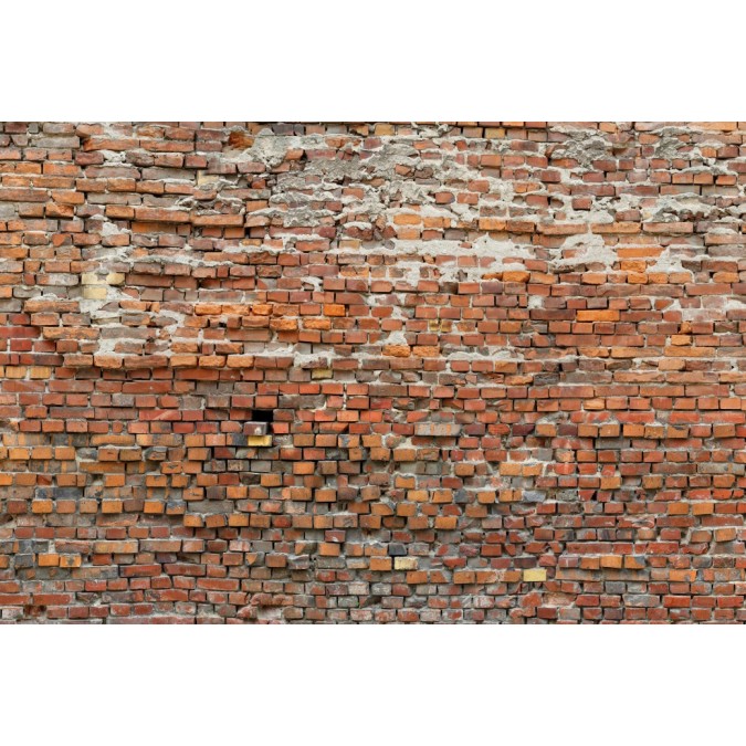 KOMR 520-4 XXL Vliesová fototapeta Komar - stará cihlová zeď, velikost 368x248 cm