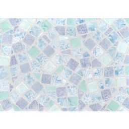 10201 Samolepící fólie renovační Gekkofix - Mozaika modrá, šíře 45 cm