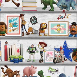 108017 Dětská komiksová papírová tapeta na zeď Graham & Brown, Kids@Home 6 - Toy Story Play Date, velikost 10 m x 52 cm