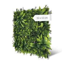 136693 Stěnový květinový panel, 52x52x4 cm, design Flora