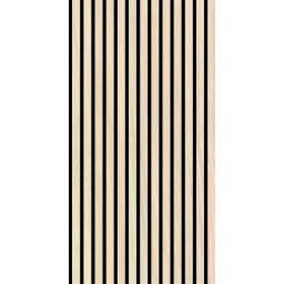 136702 Stěnový akustický panel, 104x52x1 cm, materiál 100% dřevo