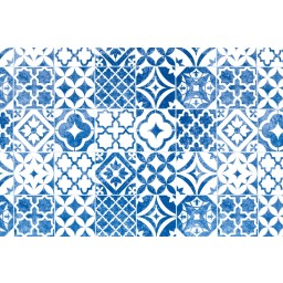 346-8233 Samolepicí fólie d-c-fix samolepící tapeta bílo-modrá mozaika, role 67,5cm x 2m