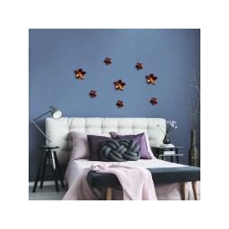 Nástěnná 3D dekorace Crearreda SD Bronze Flowers 24015 Bronzové květy