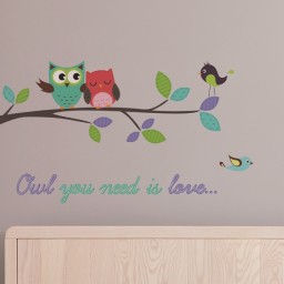 AS58110 Samolepící dekorace Crearreda Owl you need samolepka na zeď, velikost 100x35 cm