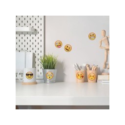 Samolepicí dekorace Crearreda WA XS Emoji 59014 Smajlíky