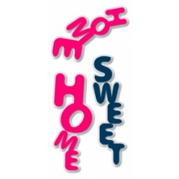 Home Sweet Home 59502 Samolepicí 3D dekorace na zeď Crearreda