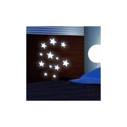 Samolepicí dekorace Crearreda FM S Glow Star 59506 Svítící hvězdy