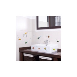 Samolepicí dekorace Crearreda CR S Colourful Fishes 59604 Barevné rybičky