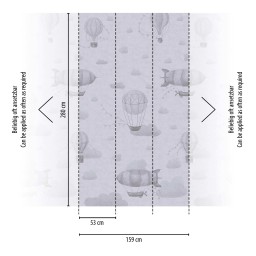 A.S.Creation 77061-2 Dětská vliesová tapeta na zeď Lilly&Luis 2028, velikost role 8,8x0,53m