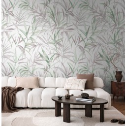 Tapetový stěnový panel / vliesová tapeta  79145-2, role 8,80x0,53 m, barva šedá, fialová, bílá