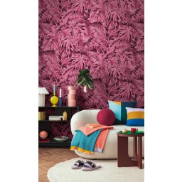 Tapetový stěnový panel / vliesová tapeta  79145-8, role 8,80x0,53 m, barva fialová, černá, růžová